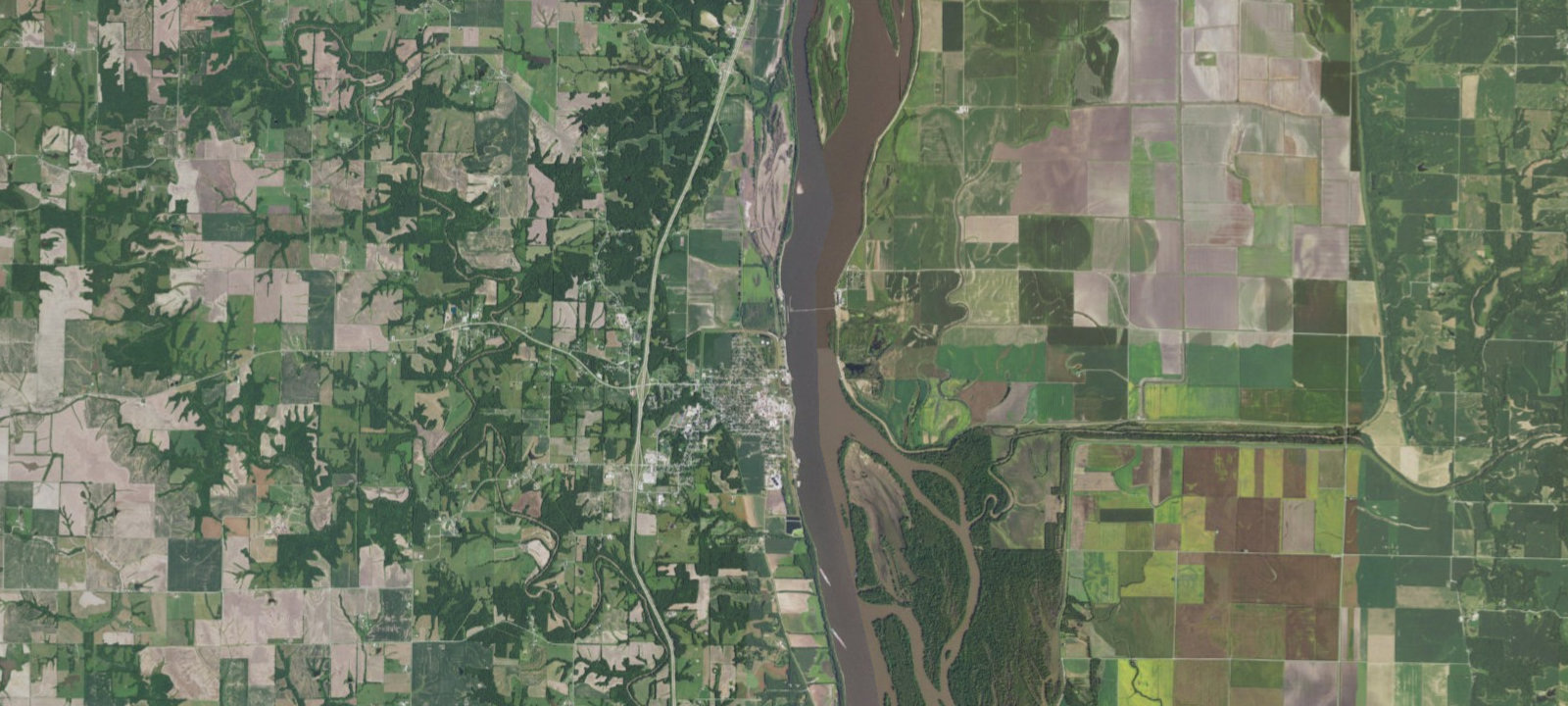 Map of Mississippi Park RV Campground