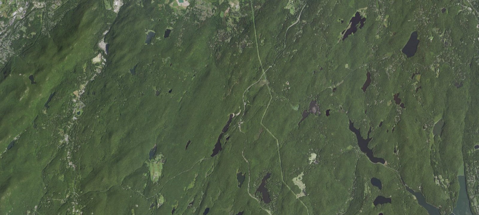 Map of AT Thruhiker camping