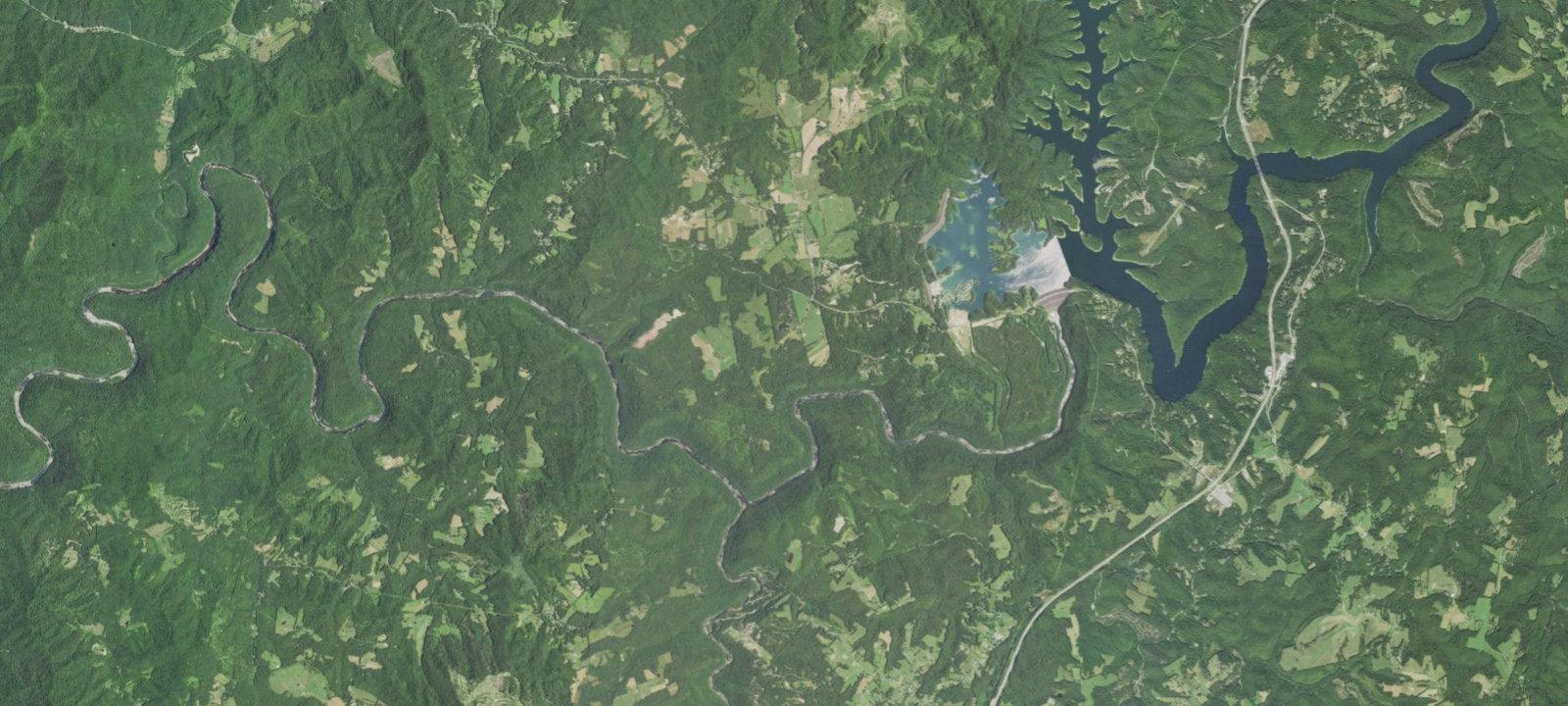 Map of Carnifex Ferry Cabins