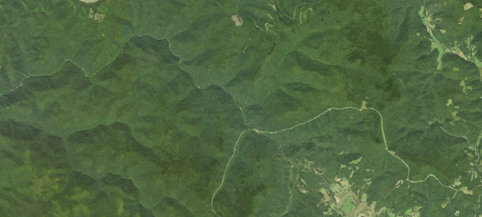Map of Tea Creek Campground