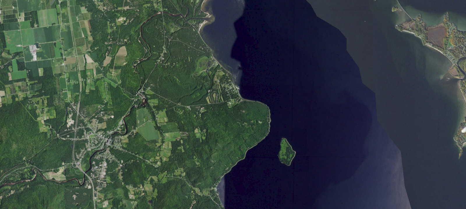 Map of Port Kent Campsite