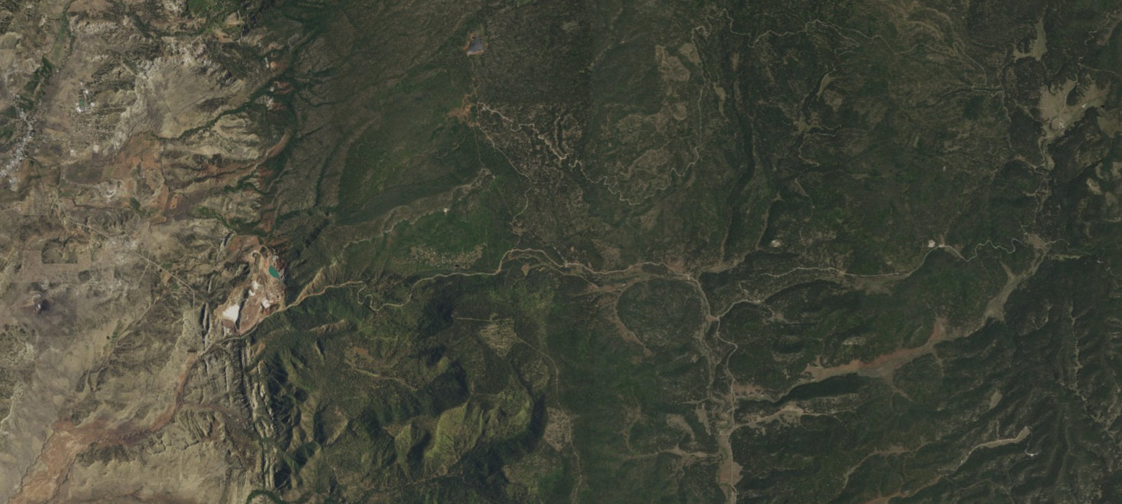 Map of Clear Creek Campground (nm)