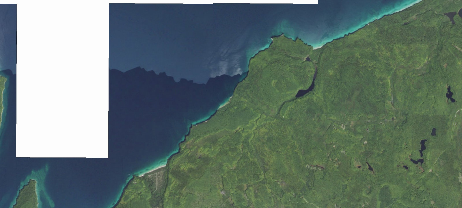 Map of Mosquito River Group