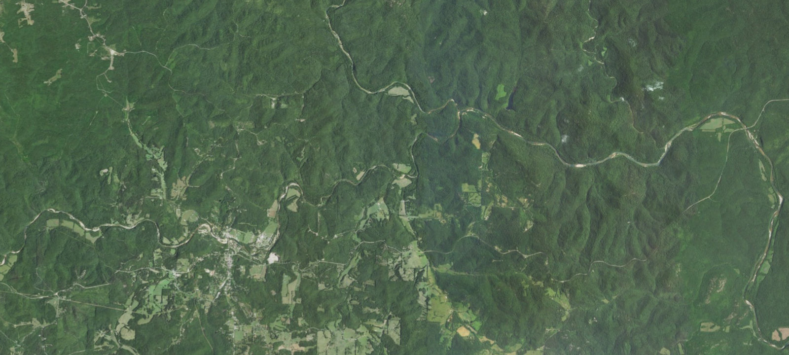 Map of Shawnee Creek Backcountry Campground