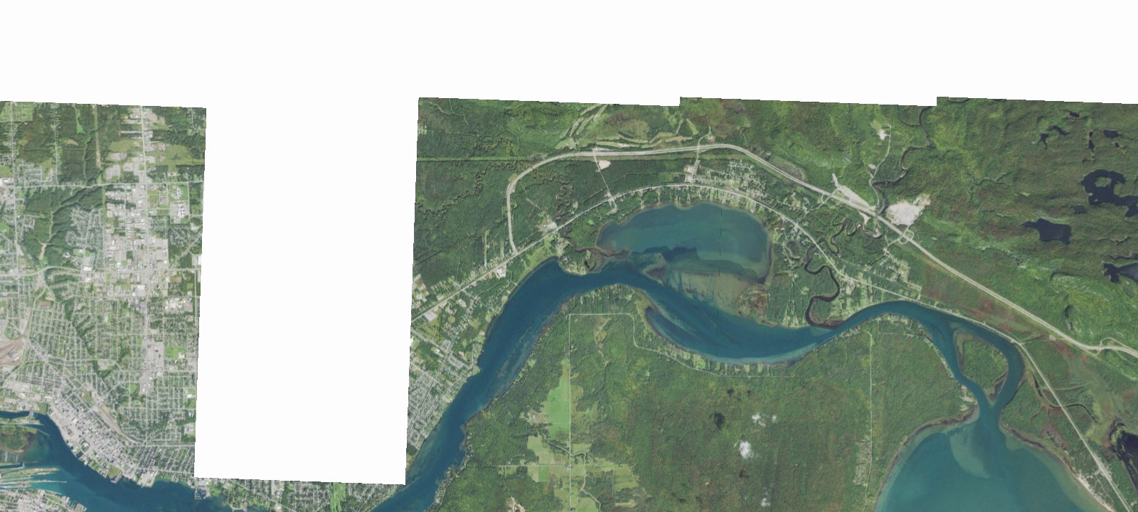 Map of Bell's Point Beach Campground