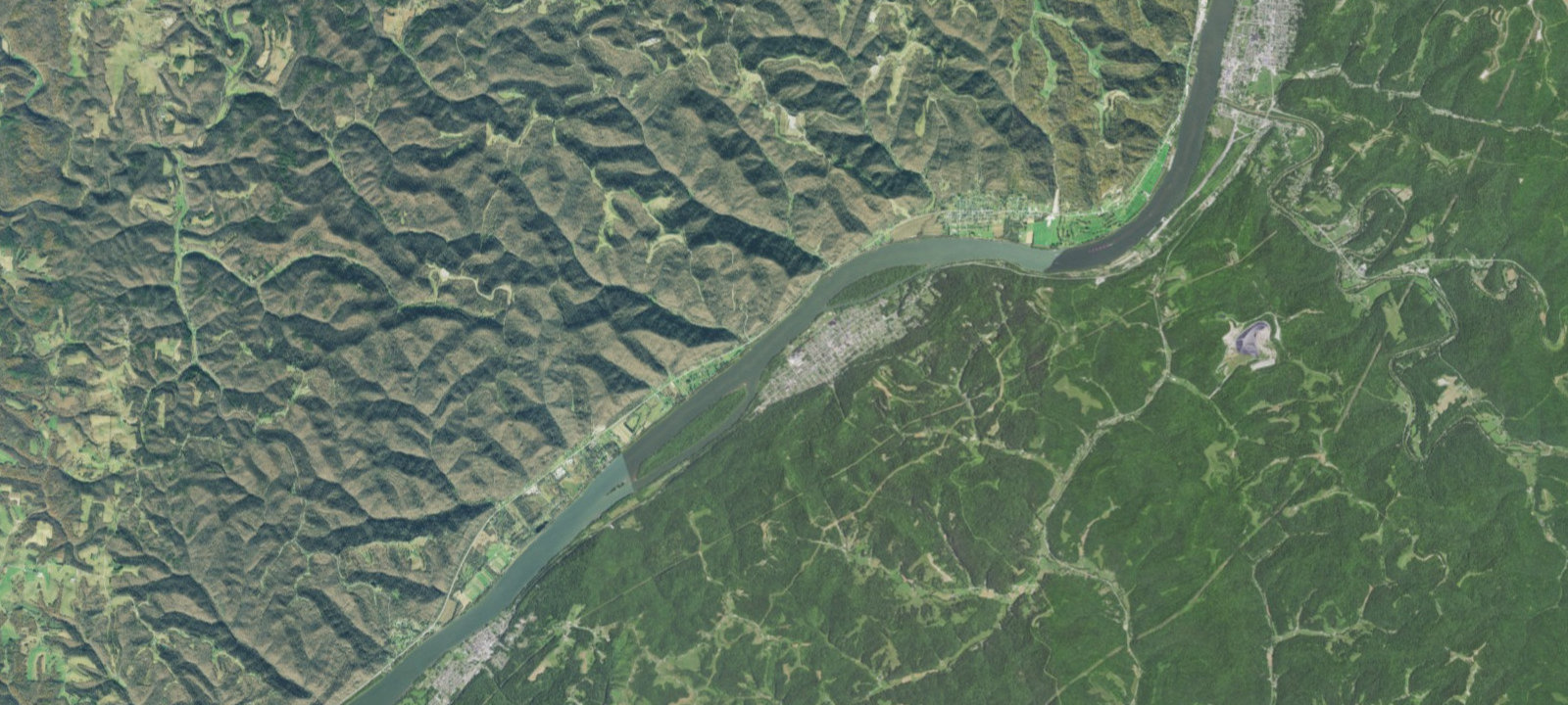 Map of Paden City Park Campground