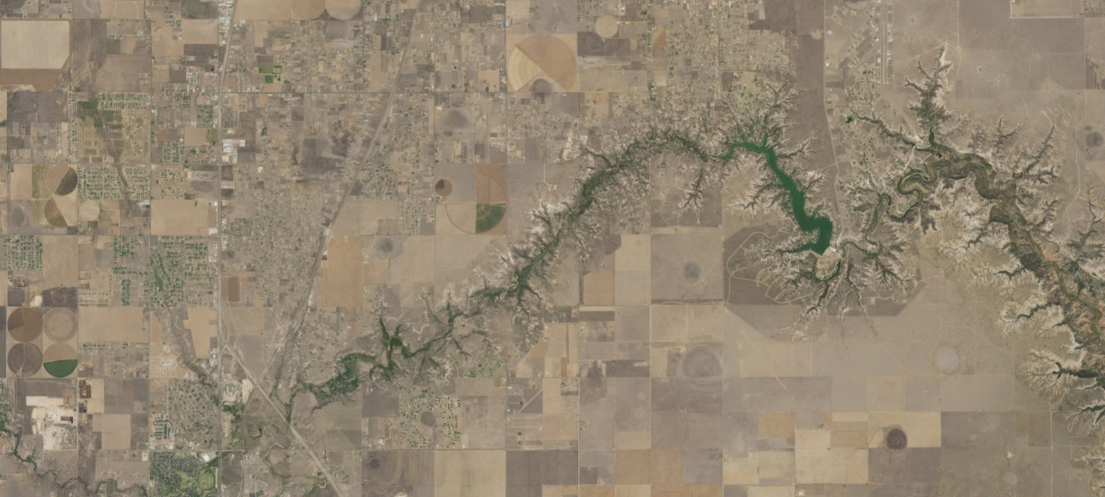 Map of Cottonwood Flats