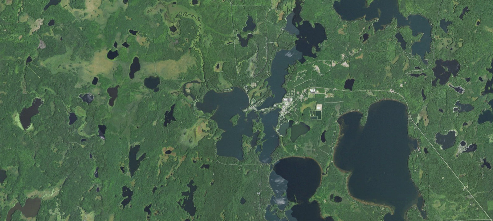 Map of Lac du Flambeau Campground & Marina