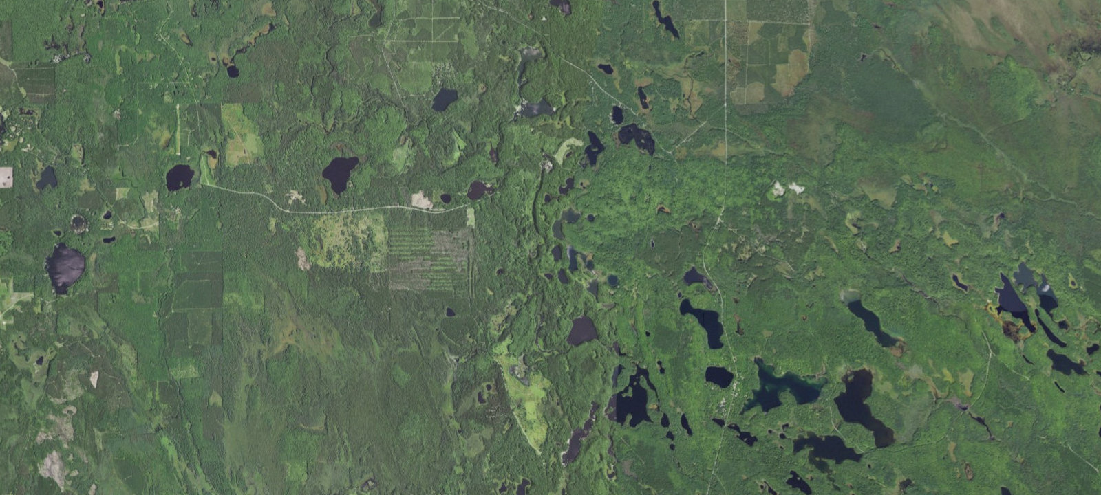 Map of Rock Lake Camping Area