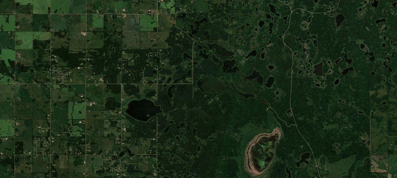 Map of Oster Lake Backcountry Campground
