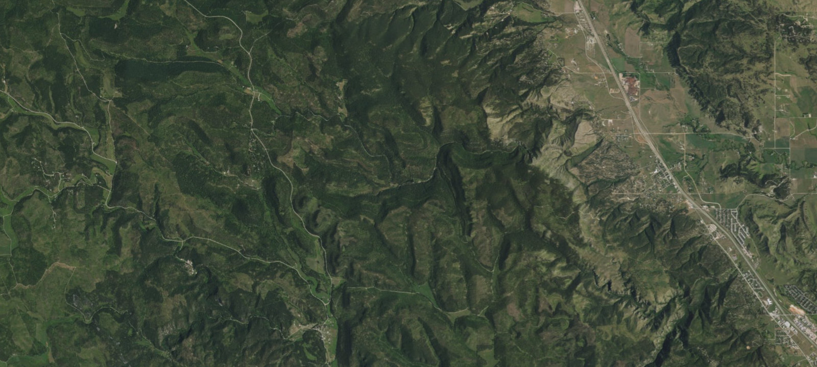 Map of Dalton Lake Campground