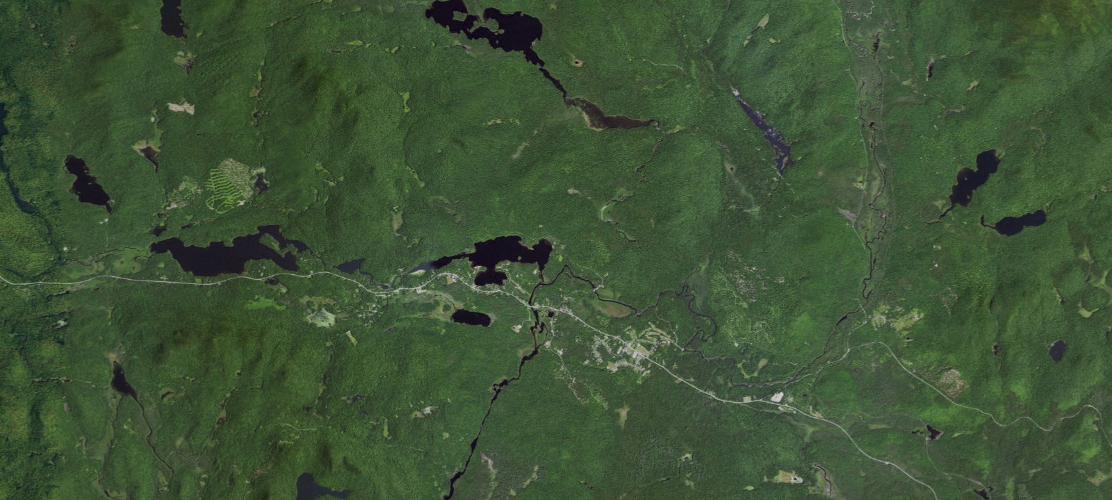 Map of Lake Harris Campground