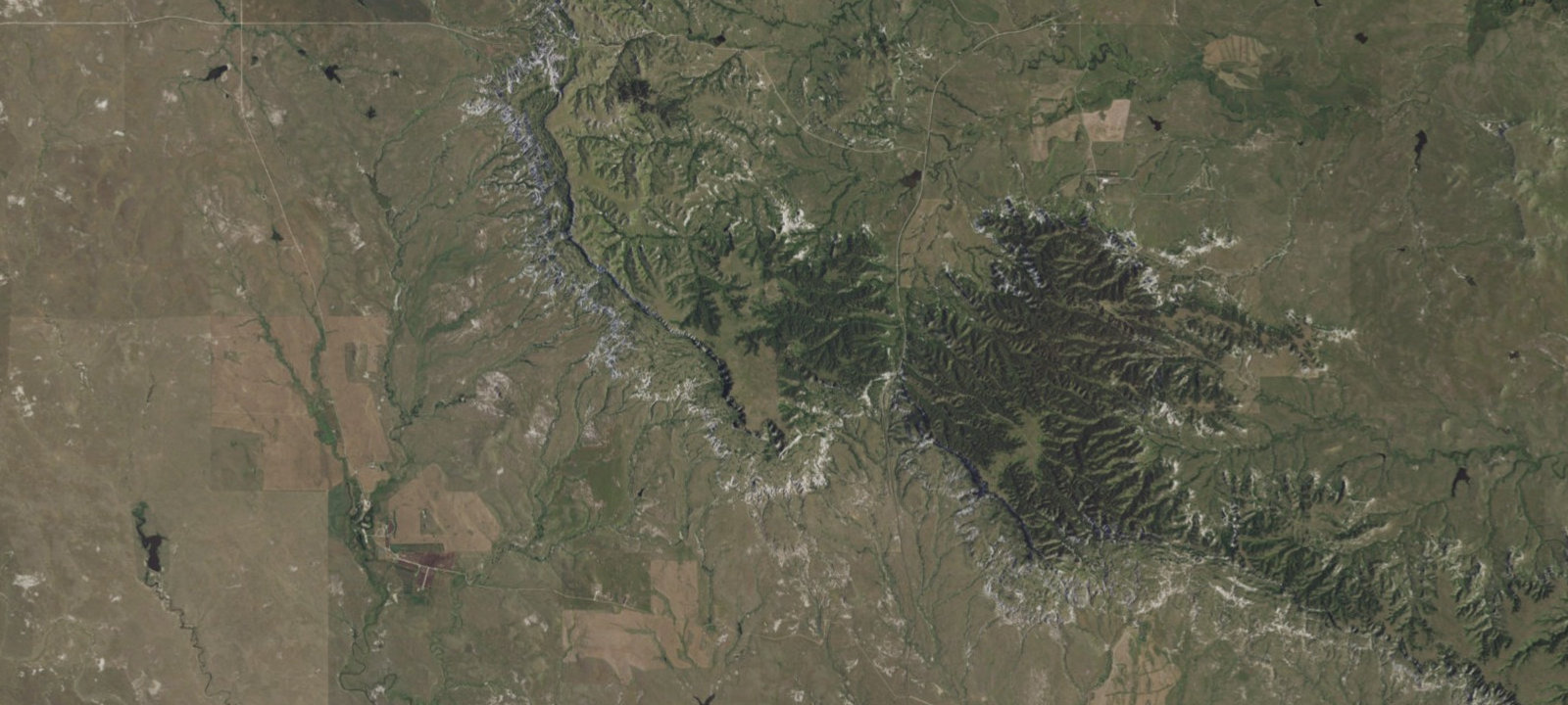 Map of South End Divide RD