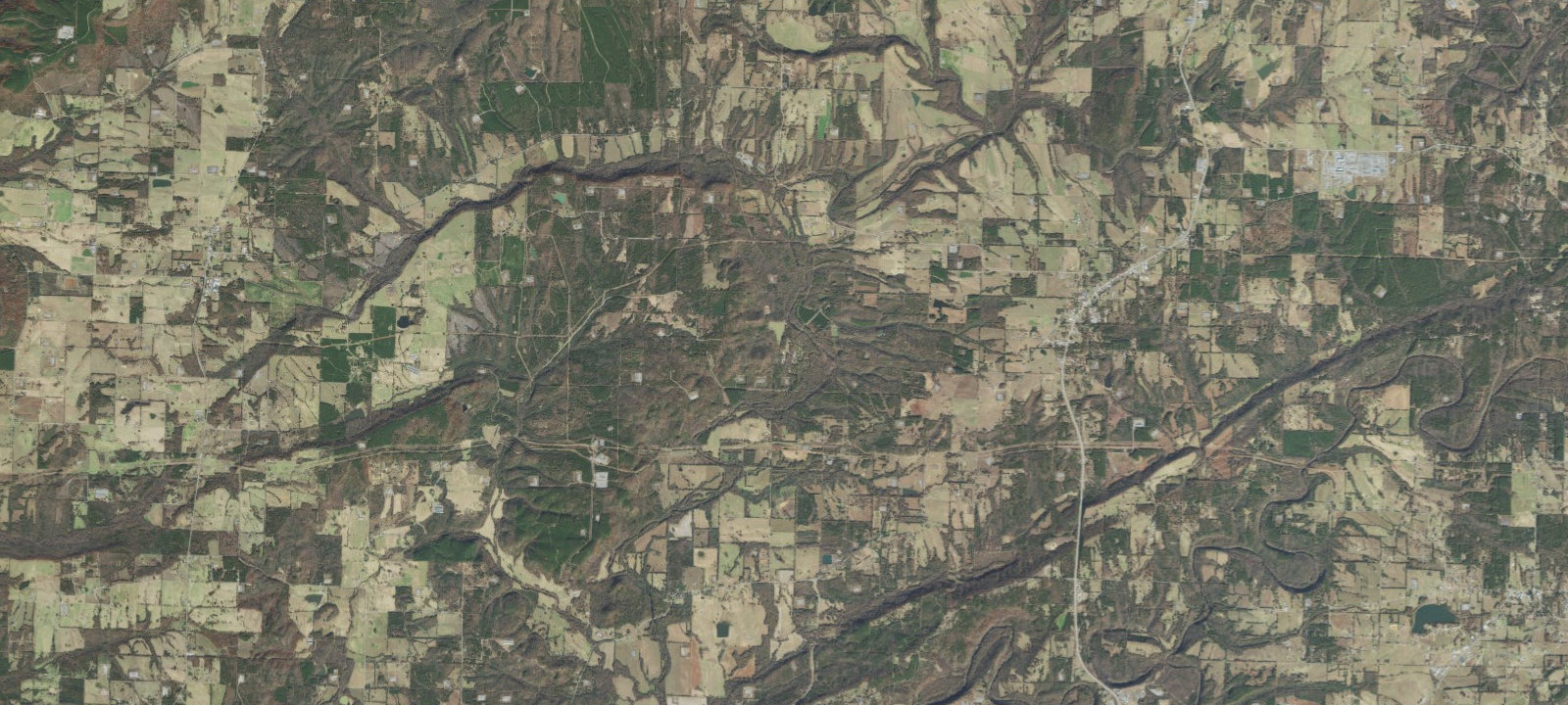 Map of Gus Blass Scout Reservation