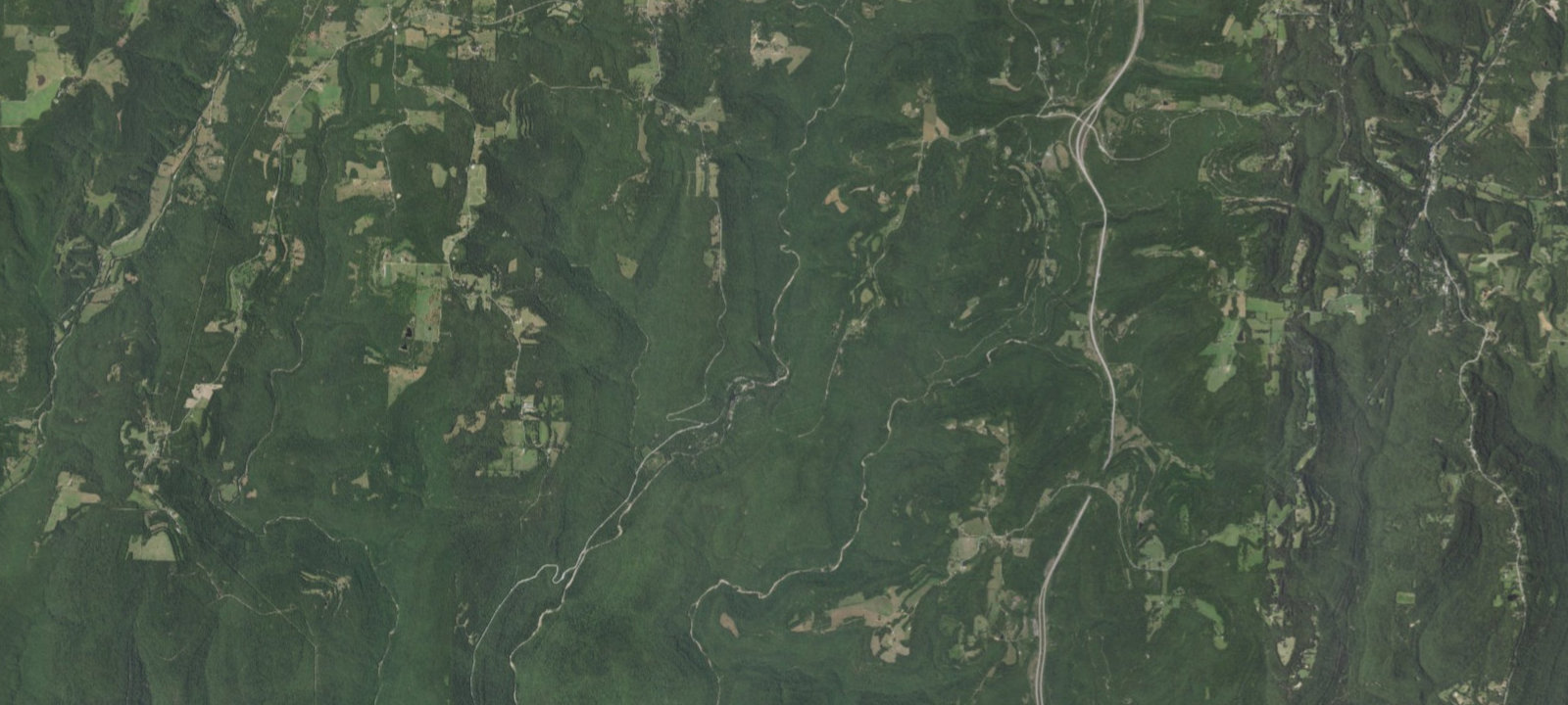 Map of Hike-in campground
