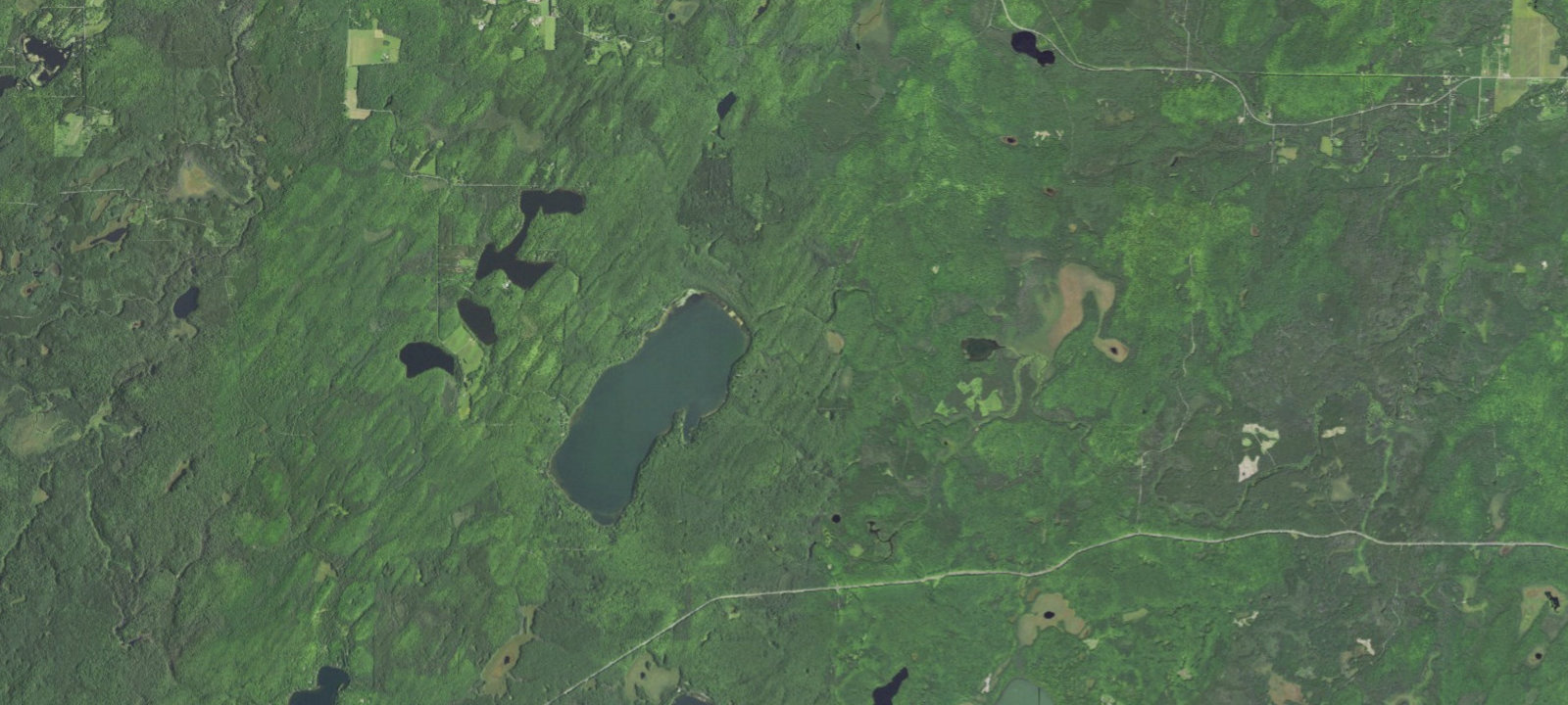 Map of Kentuck Lake Campground