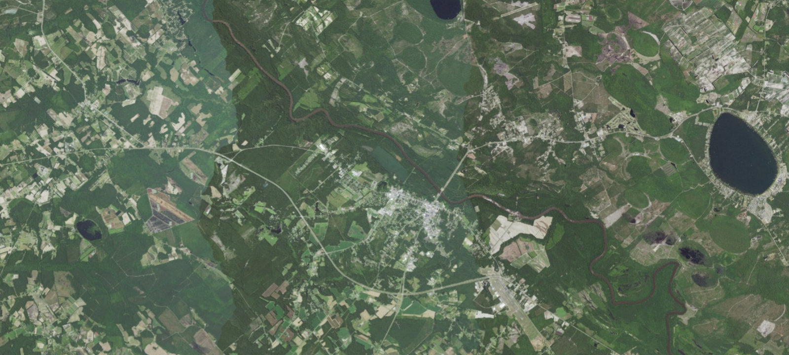 Map of Greene's Pond Cabins & RV Park