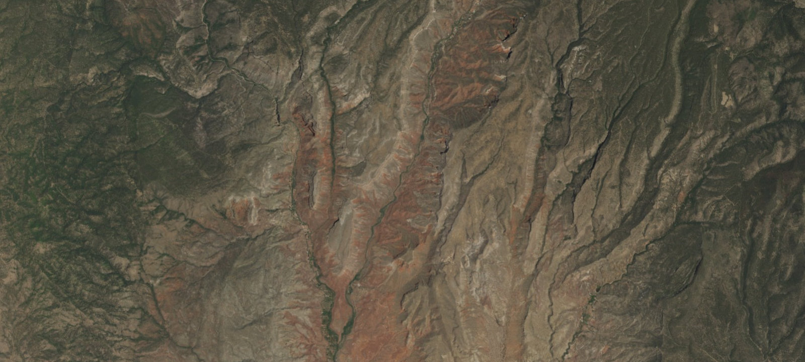 Map of Vista Linda Campground