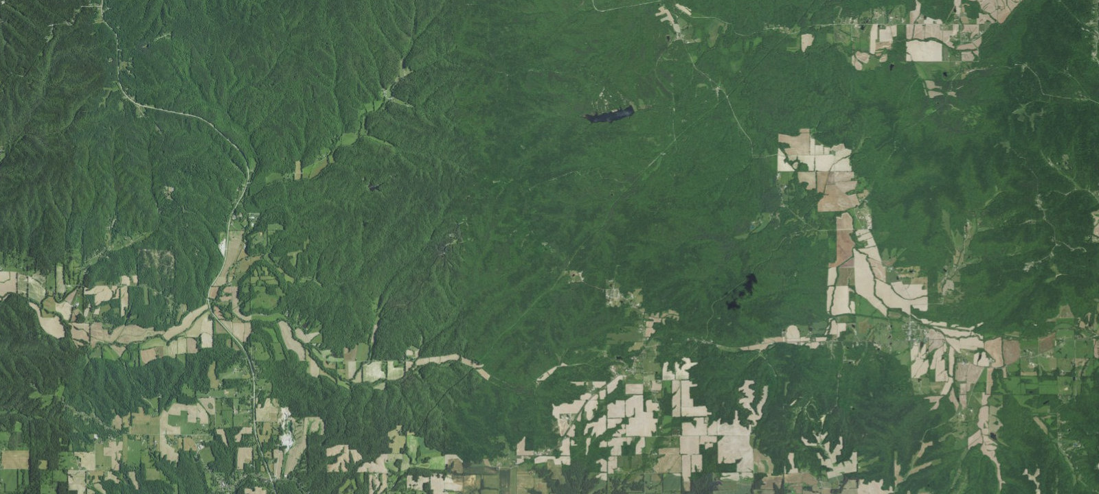 Map of Hickory Ridge Campground