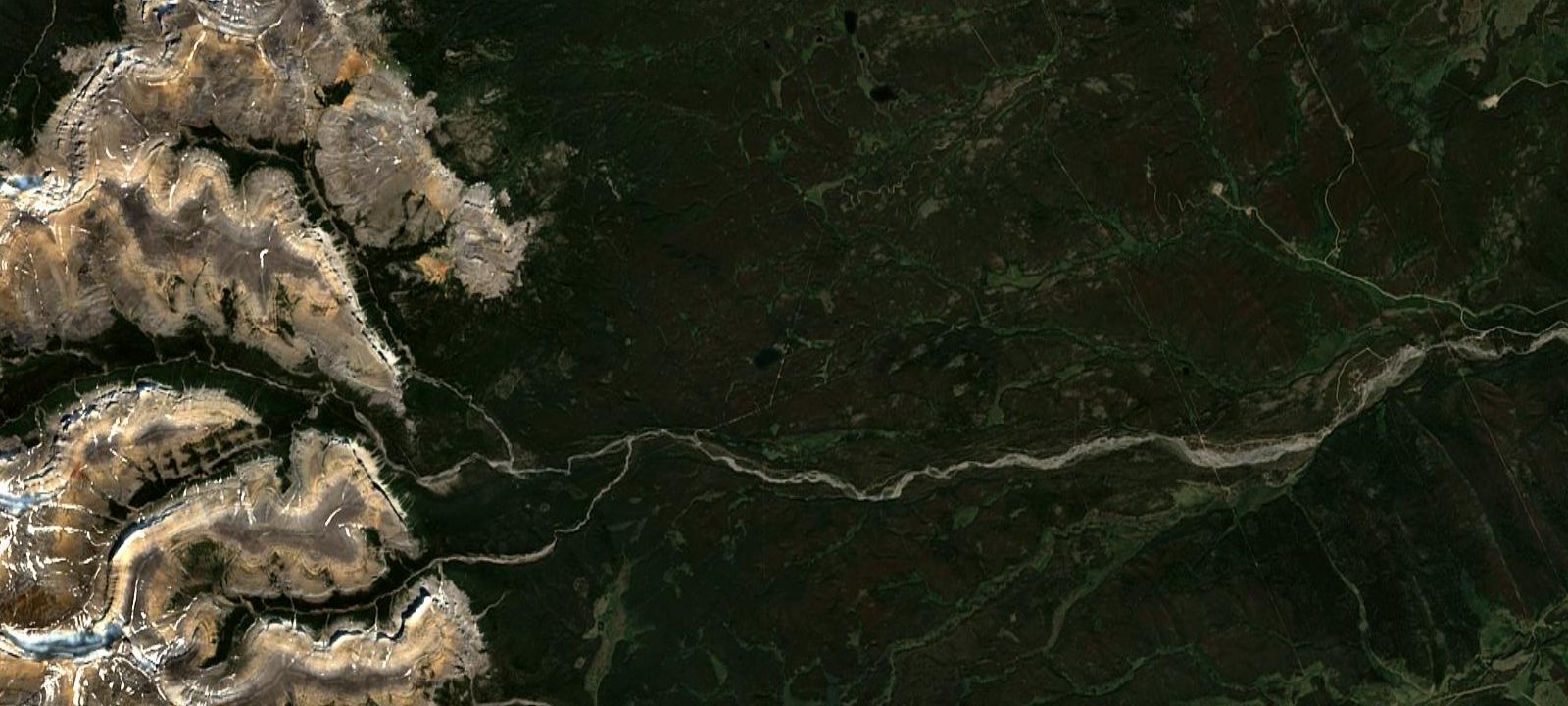 Map of Margaret Lake