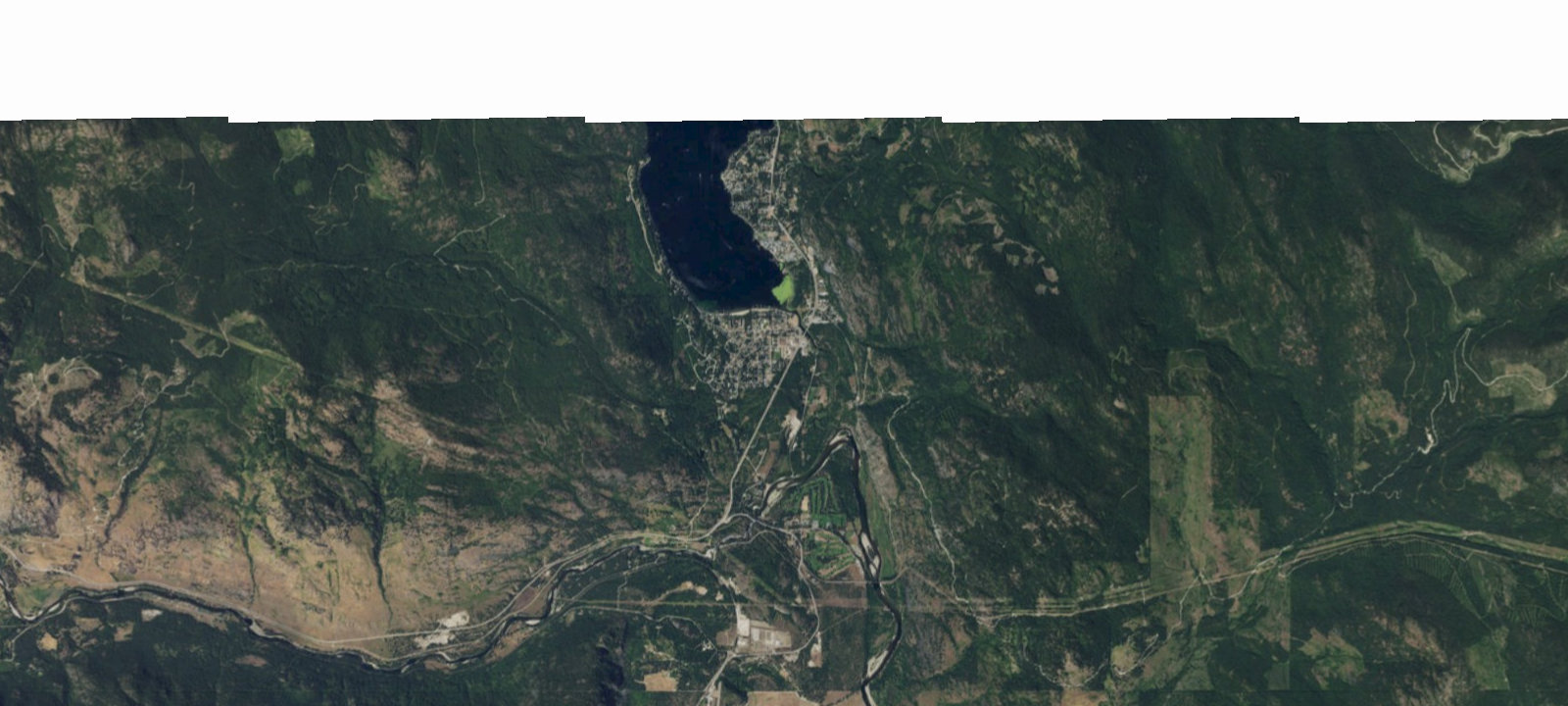 Map of Christina Lake Motel and RV Park