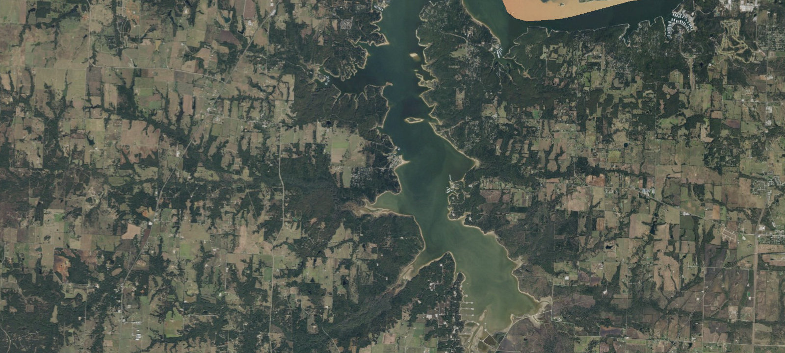 Map of Big Mineral Resort, Marina and Campground