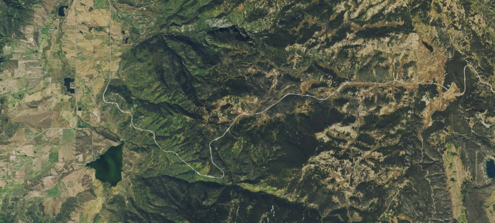 Map of Rabbit Ears West Dispersed