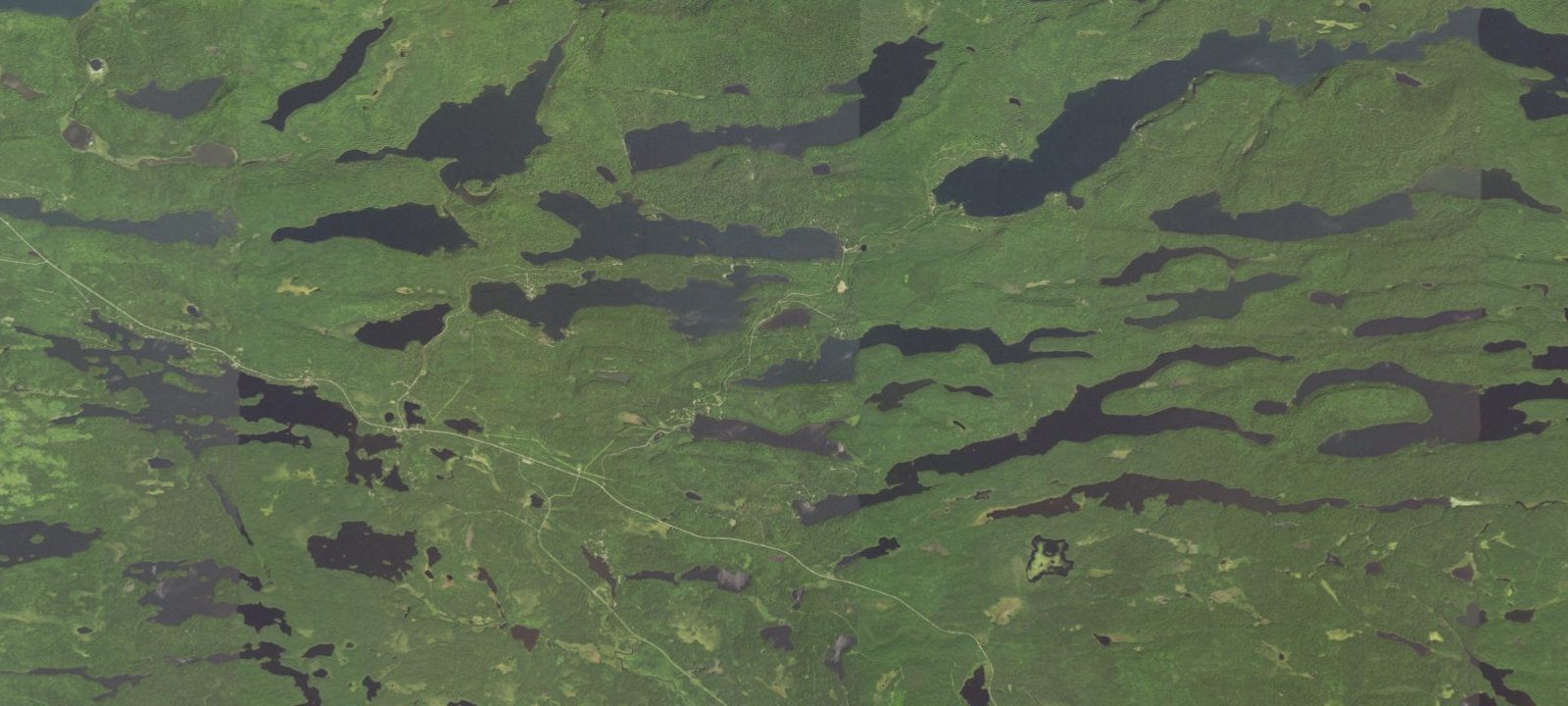 Map of Flour Lake Campground
