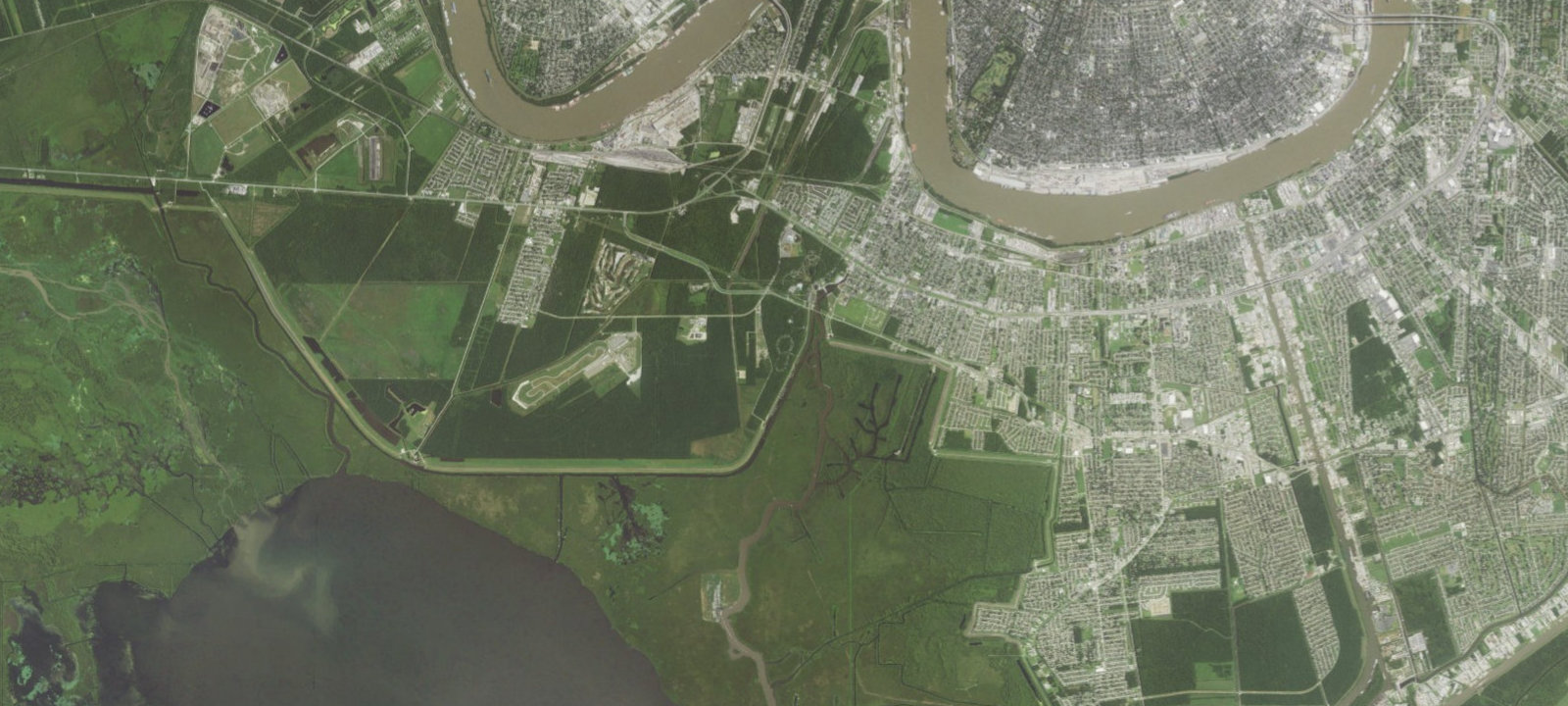 Map of Bayou Segnette State Park Campground