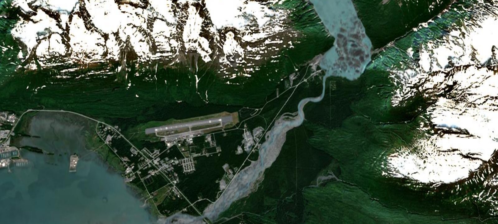 Map of Valdez Glacier Campground