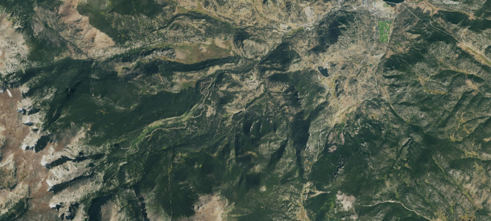 Map of Estes Park Campground at East Portal