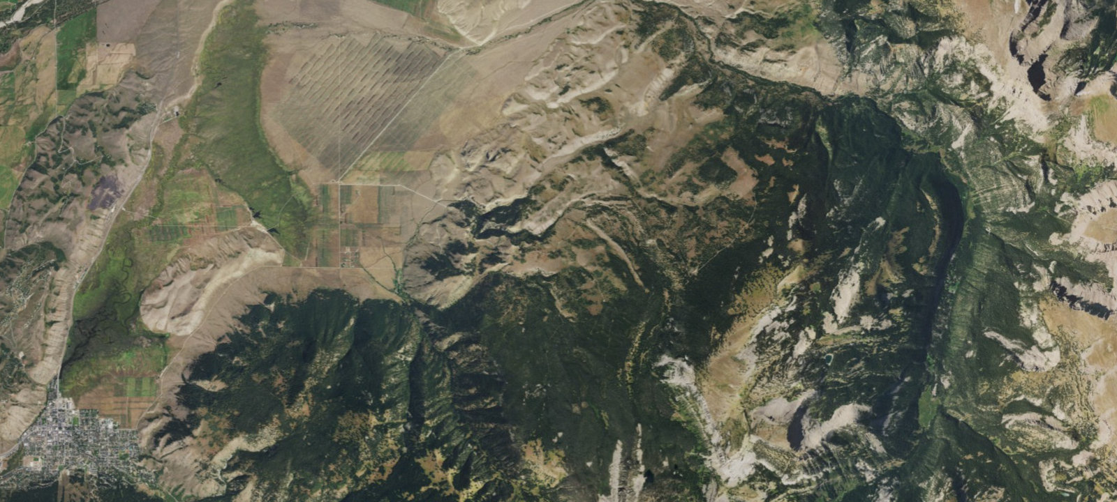 Map of Curtis Canyon Campground