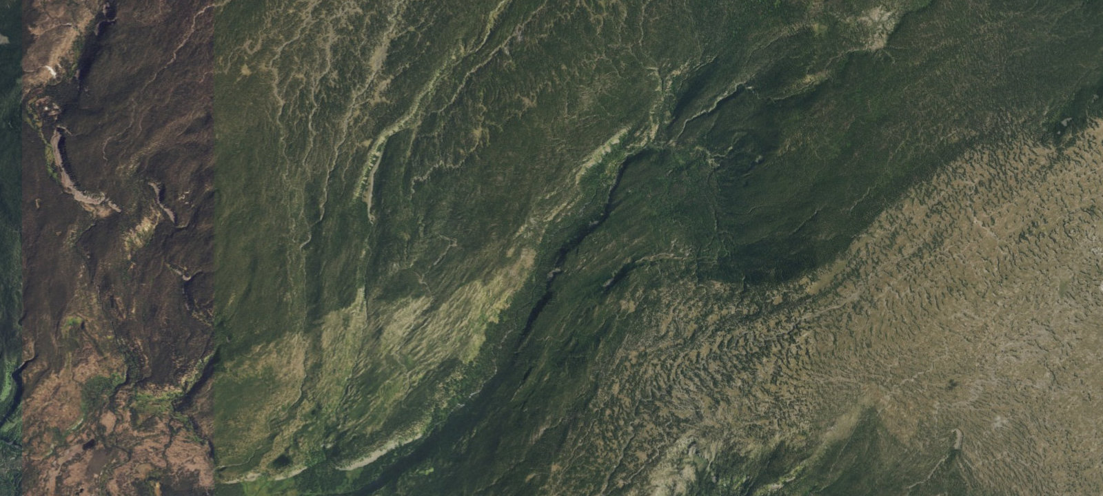 Map of Upper Bechler Canyon Ford