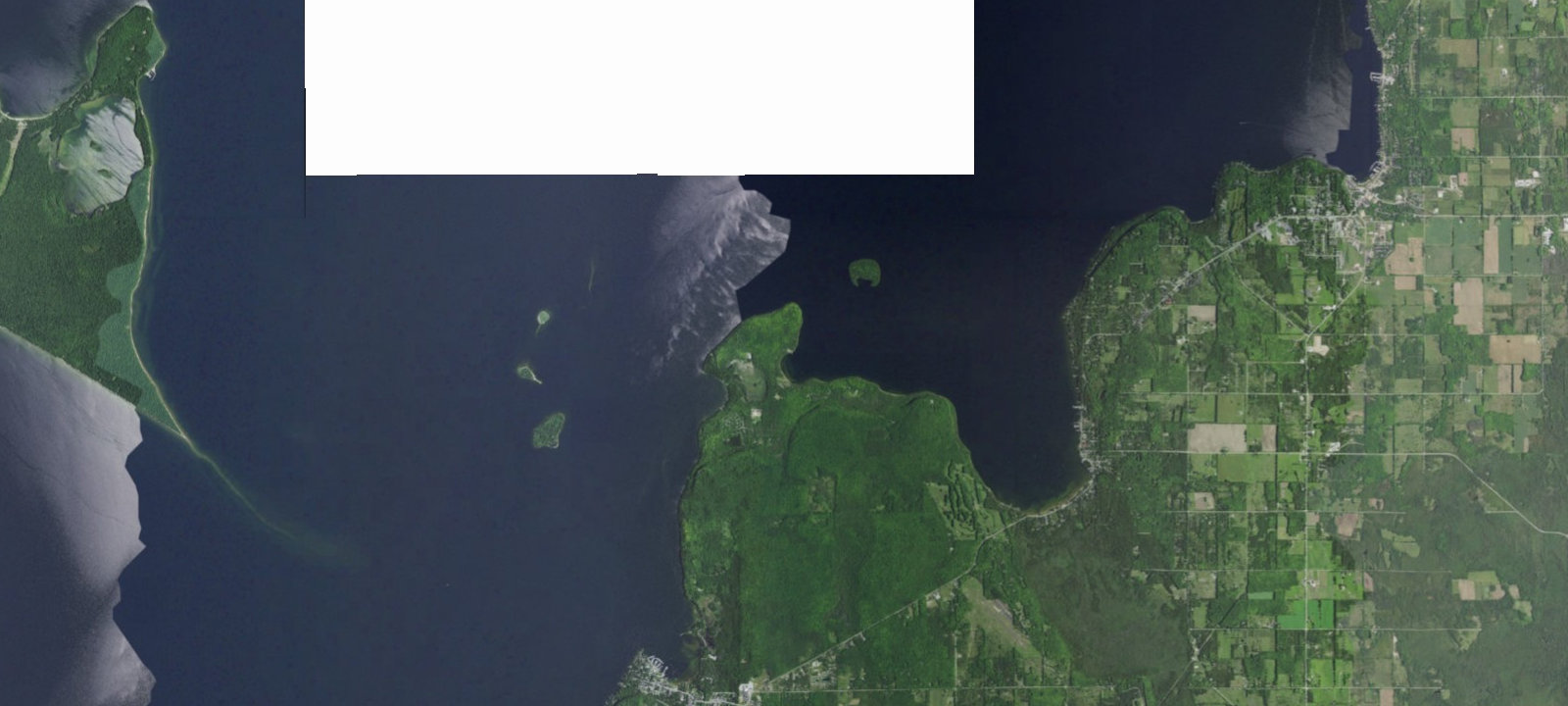 Map of North Nicolet Bay Campground