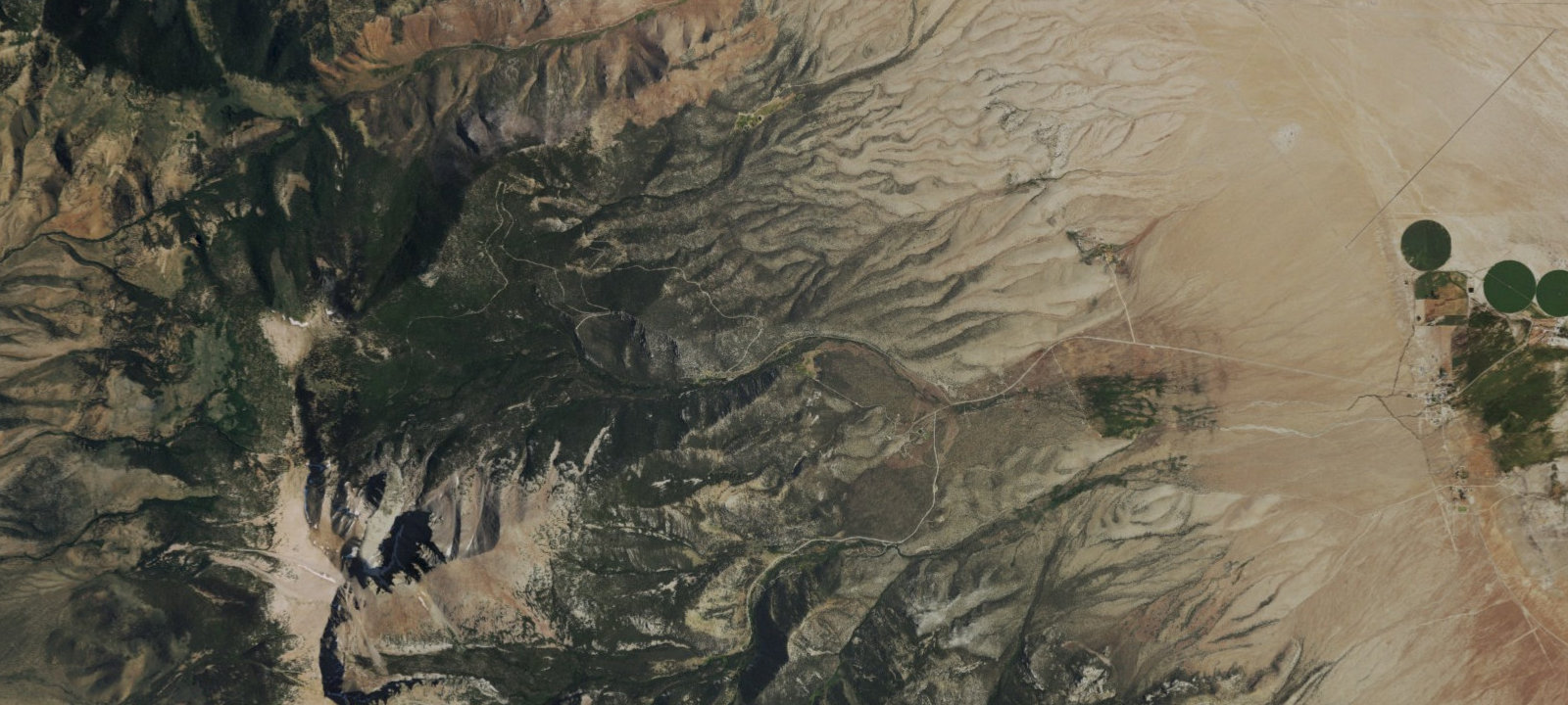 Map of Lower Lehman Creek Campground