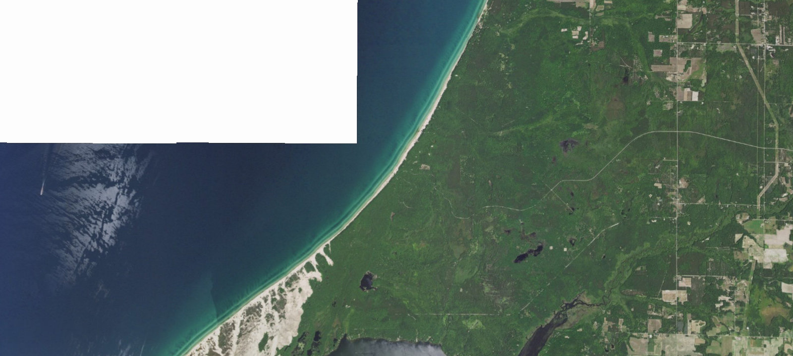 Map of Lake Michigan Recreation Area Campground