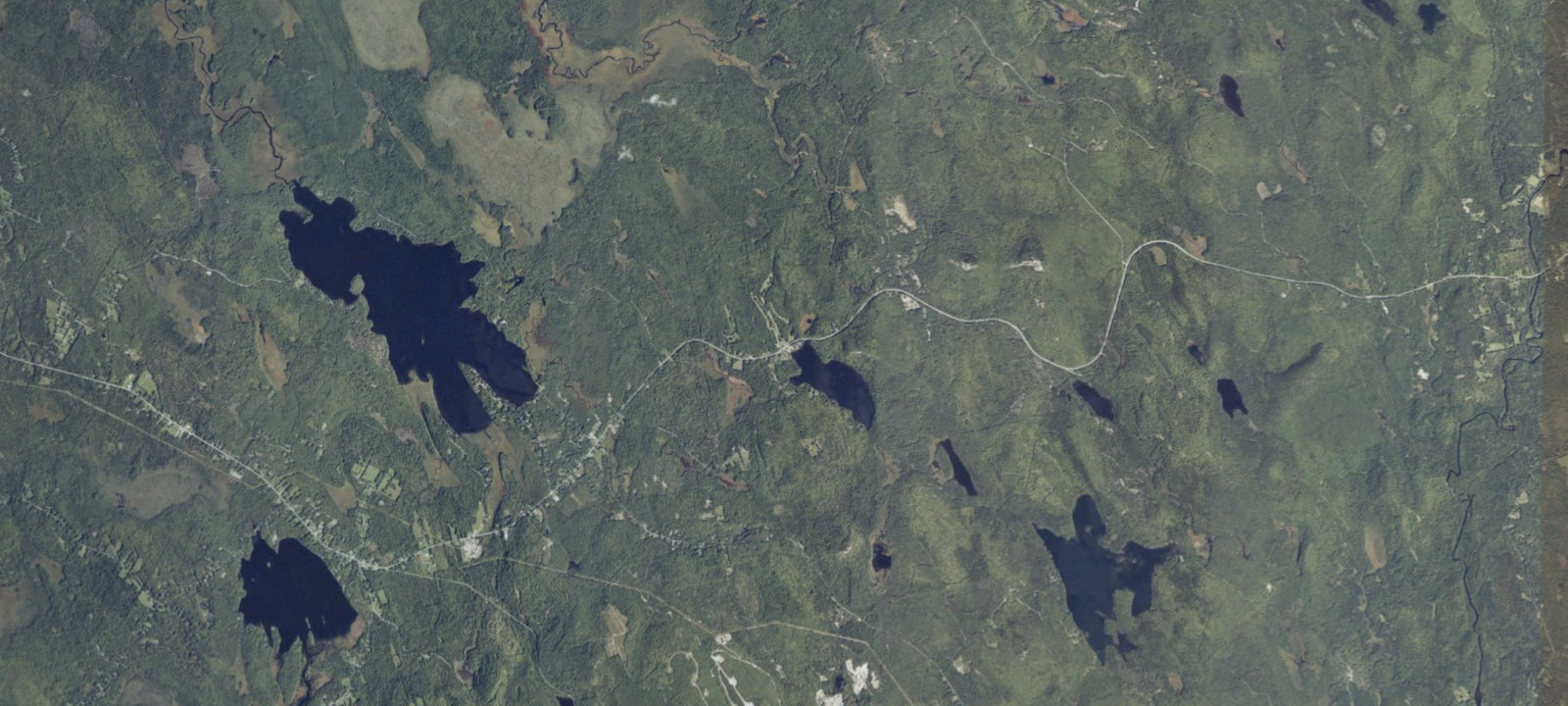 Map of Parks Pond Campground