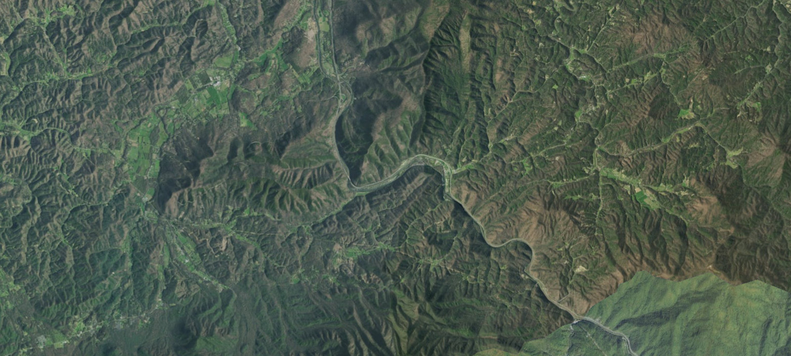 Map of Pigeon River Campground