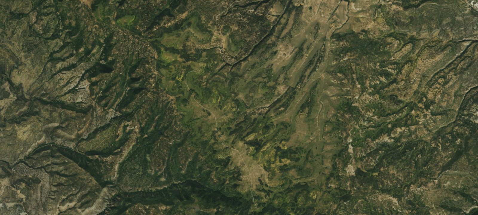 Map of Aspen Leaf Cabin (uncompahgre National Forest, Co)