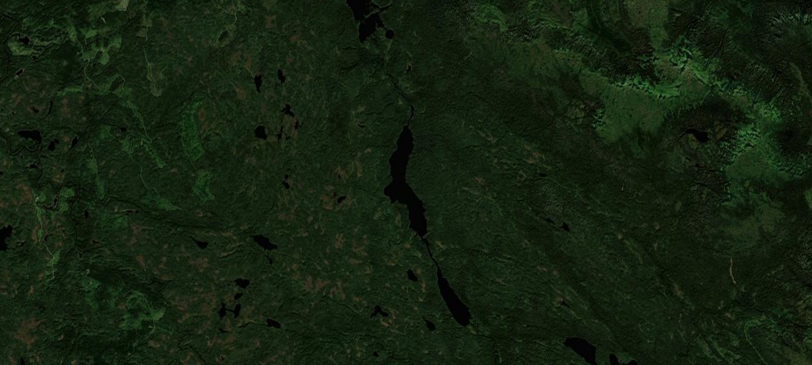 Map of Honker Lake Cabin