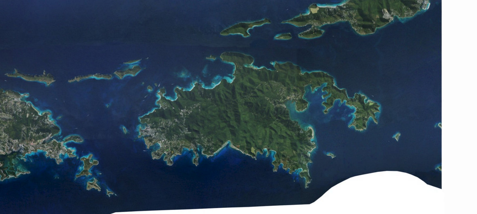 Map of Virgin Island National Park Overnight Mooring
