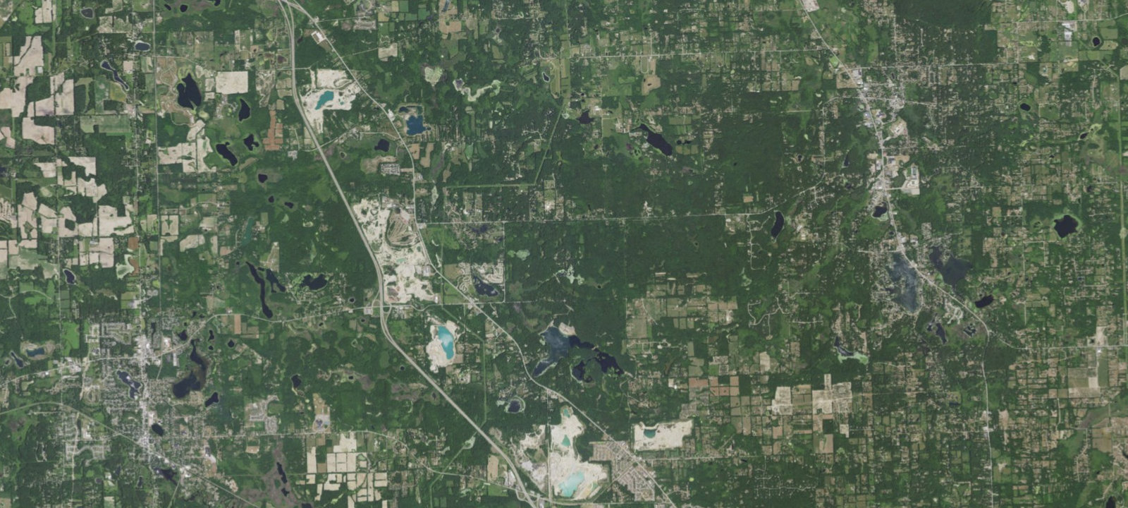 Map of Holly-McGinnis Lake Modern Campground