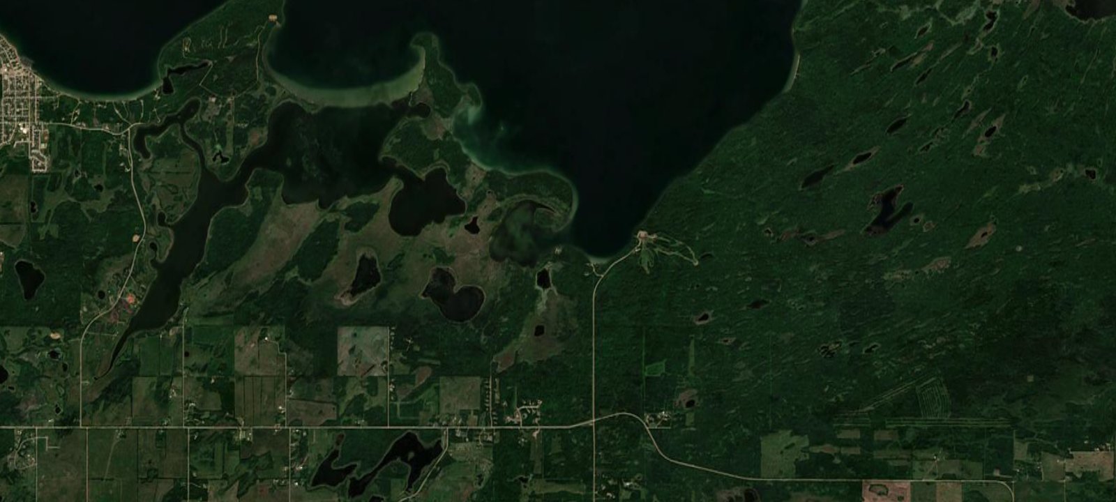 Map of French Bay on Cold Lake M.D. Park