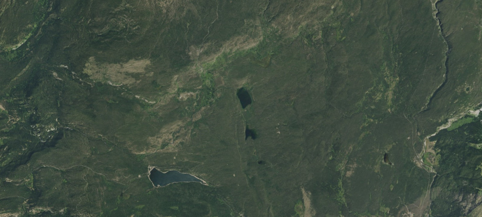 Map of Beula Lake South