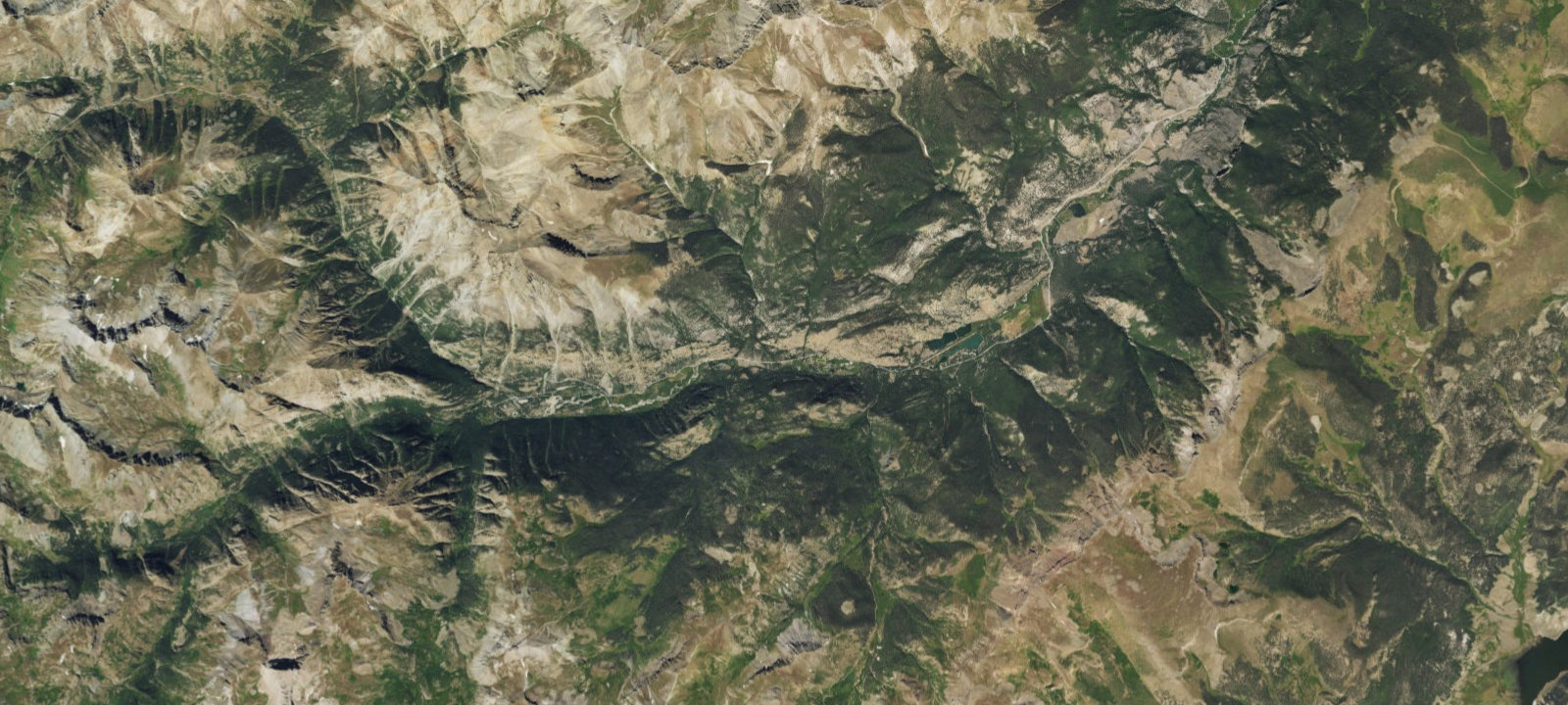 Map of Bent Creek Dispersed Campsite 2