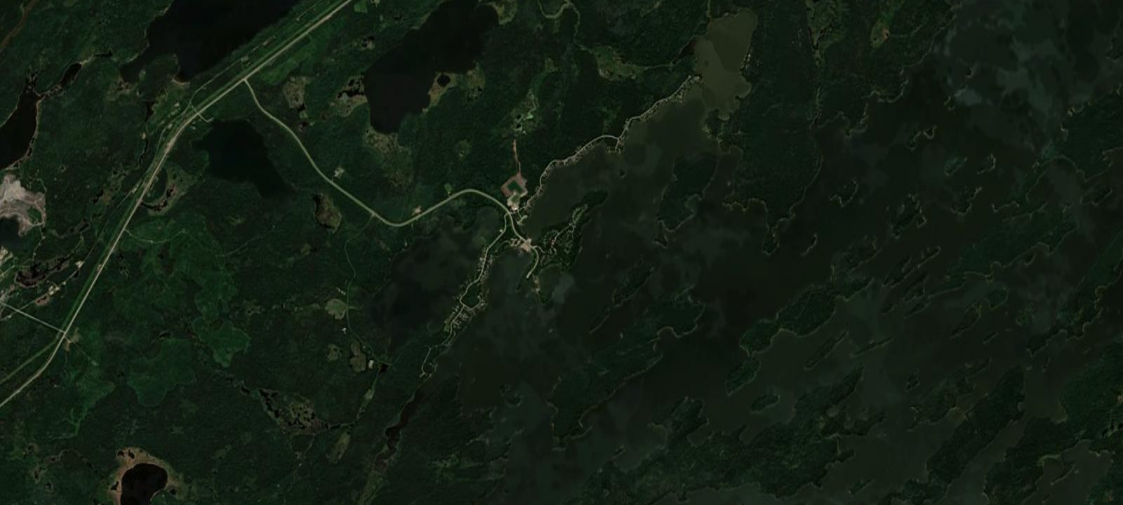 Map of Paint Lake Provincial Park