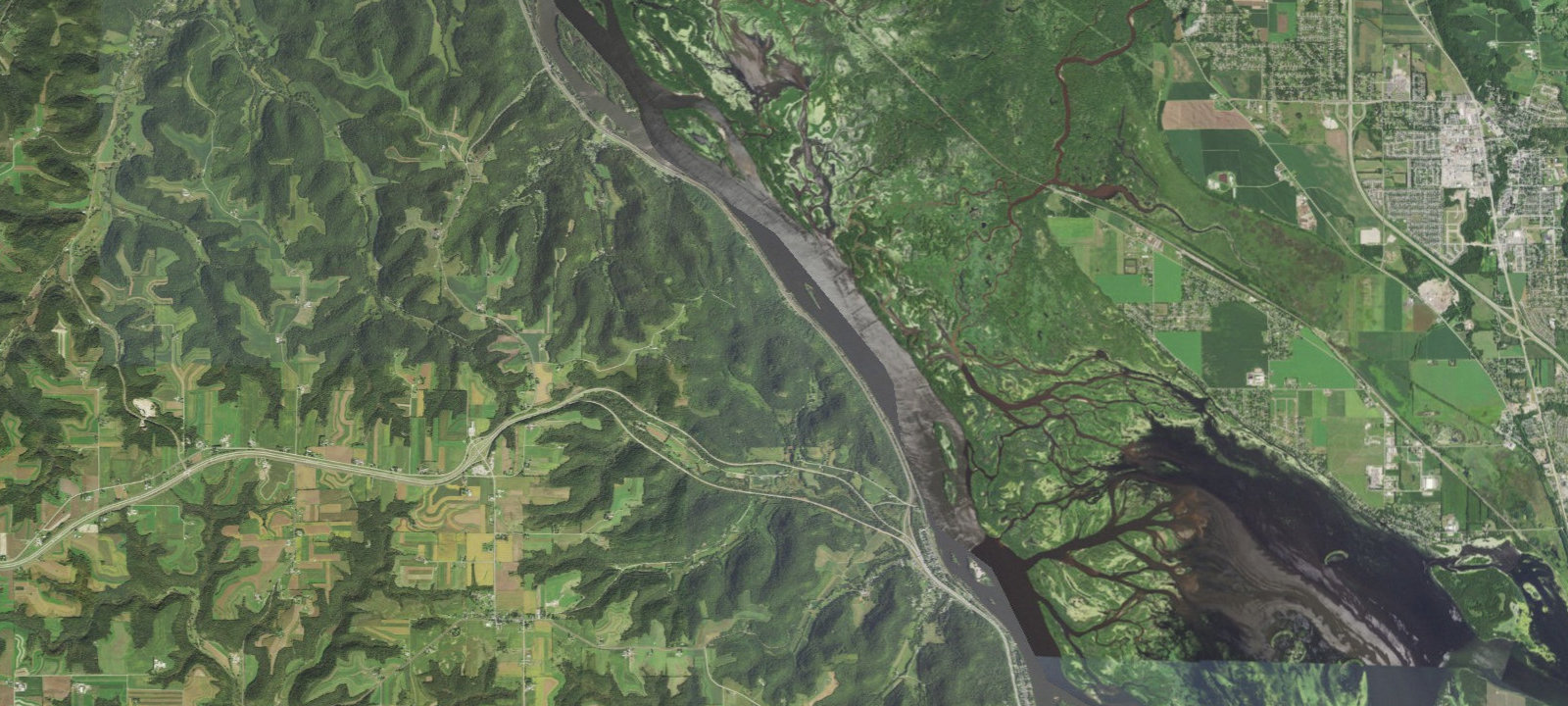 Map of Great River Bluffs State Park Campground