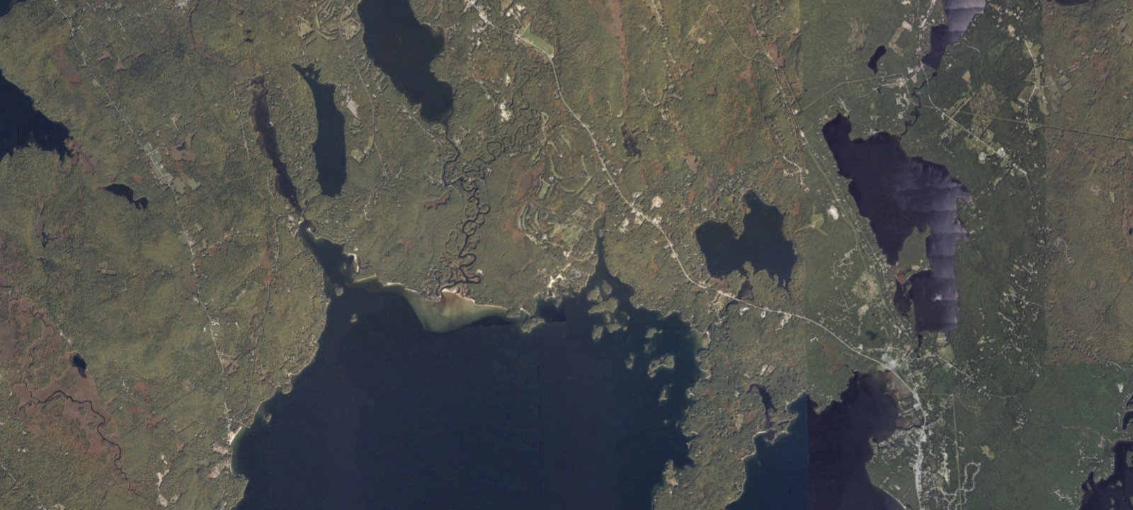 Map of Point Sebago Resort