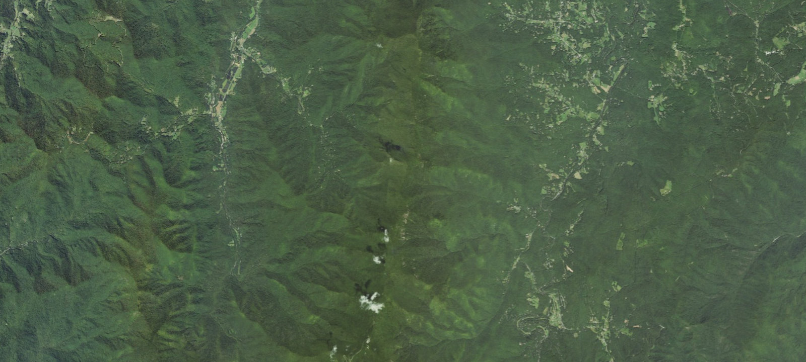 Map of Deep Gap Backcountry Campsite