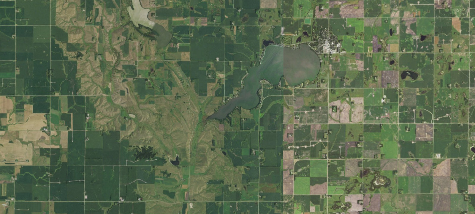 Map of Lake Hendricks LUA_GFP